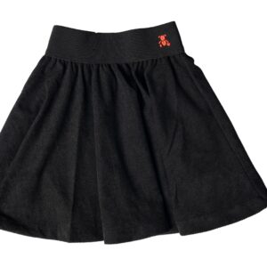 Black corduroy skirt
